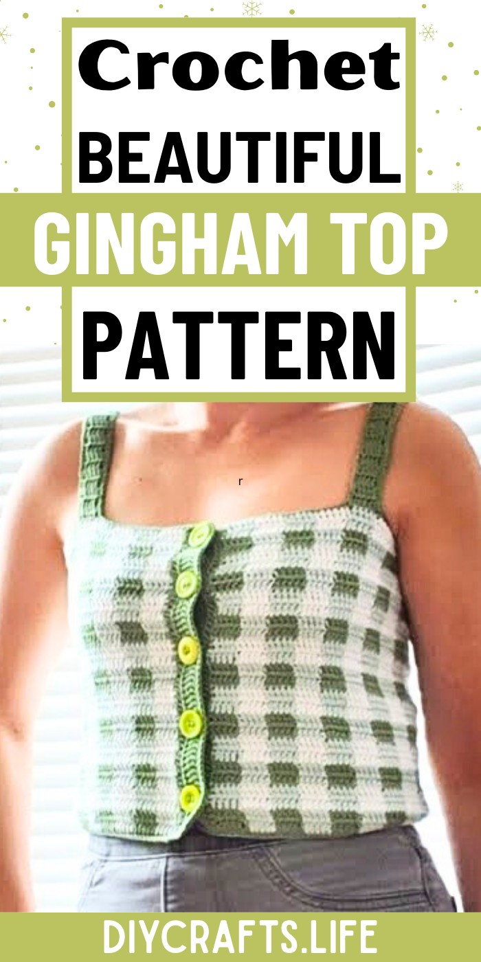 Crochet Gingham Top Pattern - Fresh Vintage Style