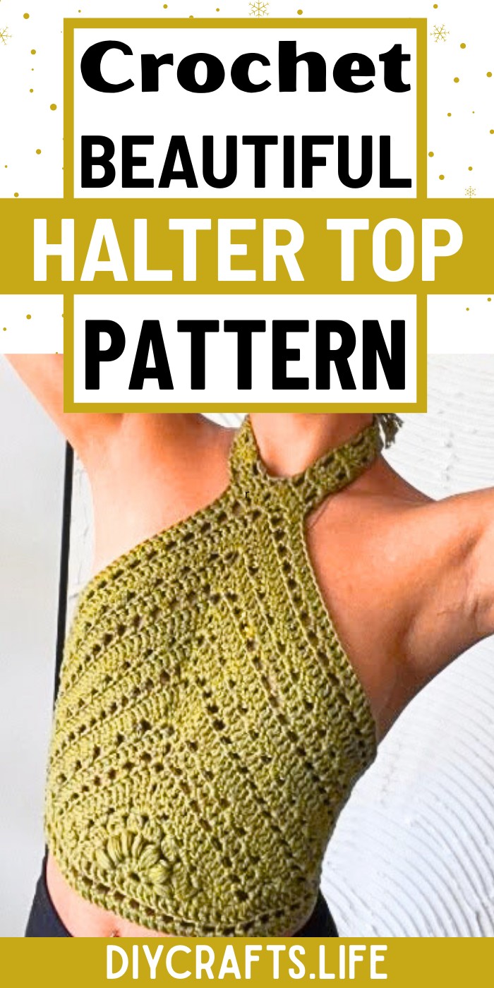 Crochet Halter Top Pattern with Stylish Shape