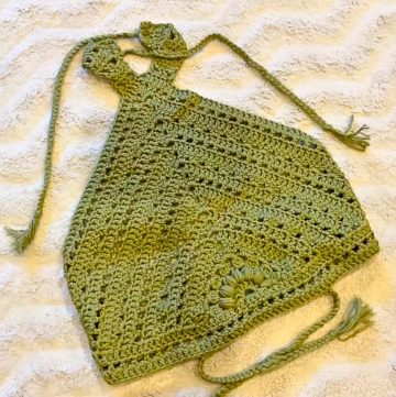 Crochet Halter Top Pattern with Stylish Shape