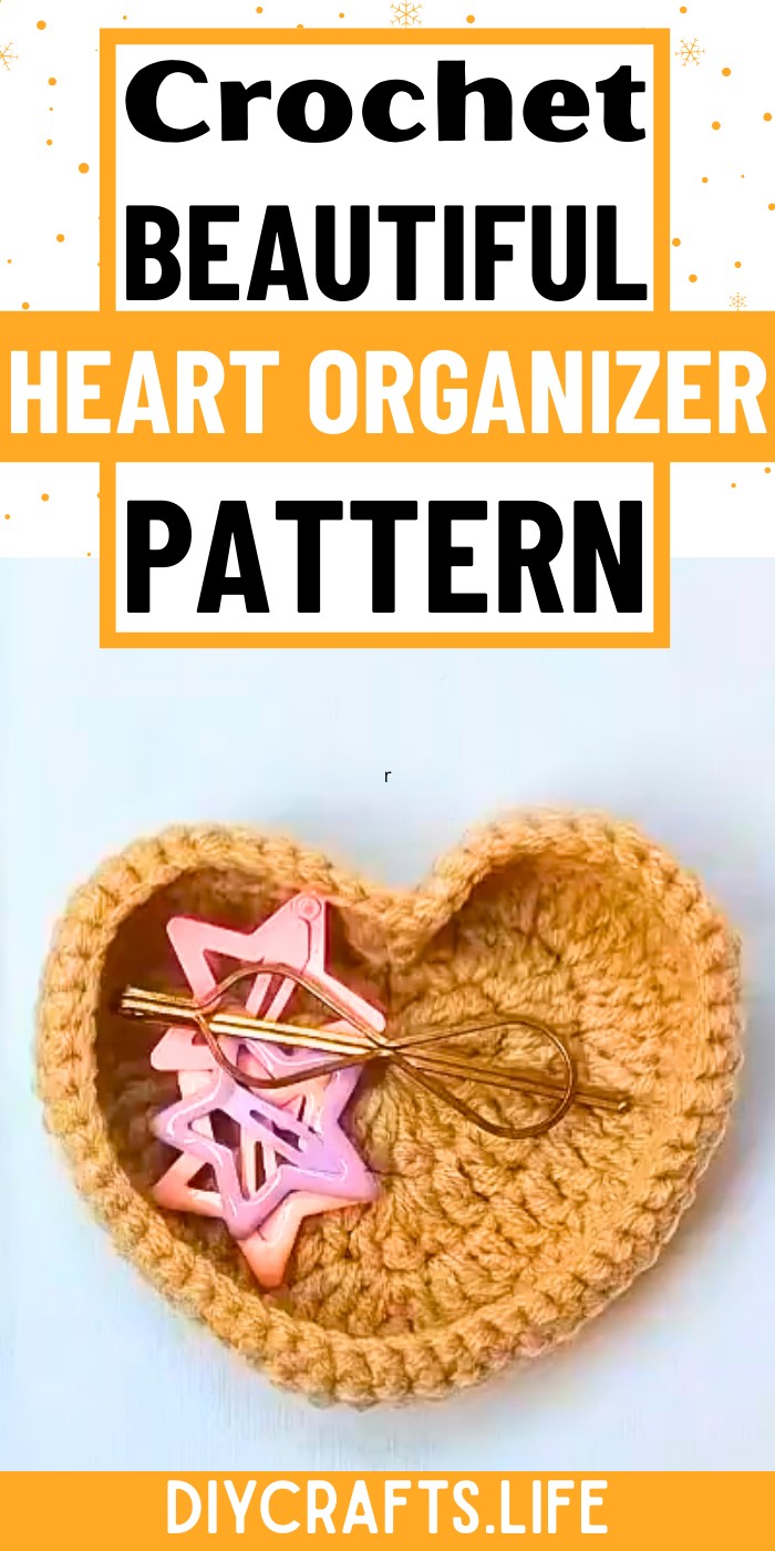 Crochet Heart Organizer – Functional and Beautiful