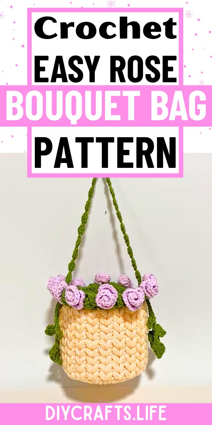 Crochet Rose Bouquet Bag - Blooming Beauty in Every Stitch