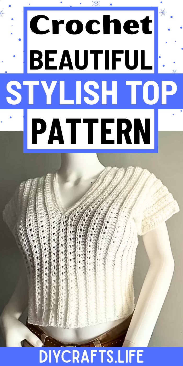 Crochet Top Pattern - Easy, Stylish, and Adjustable Design