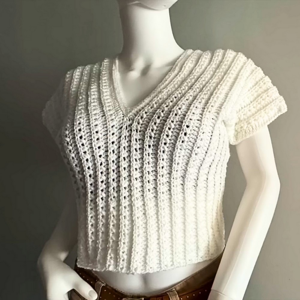 Crochet Top Pattern - Easy, Stylish, and Adjustable Design
