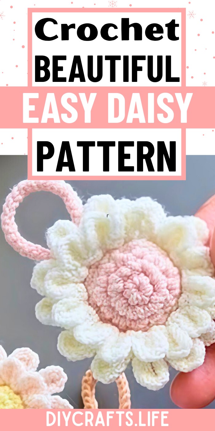 Double-Layer Crochet Daisy – Beautiful, Bold Design