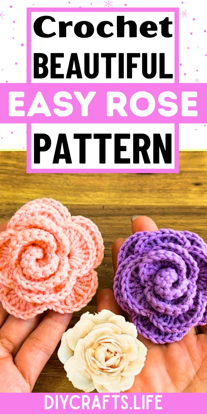 Easy Crochet Rose Pattern for a Beautiful Handmade Flower