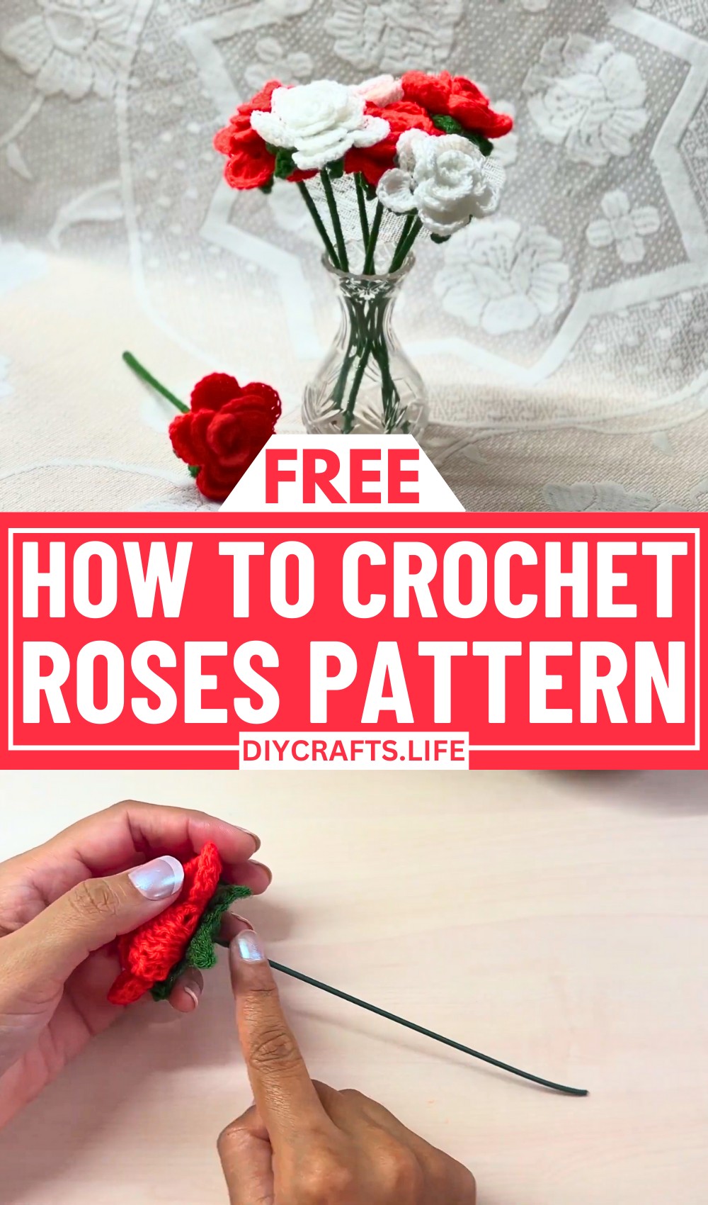 Elegant Crochet Roses Pattern That Blooms Creativity