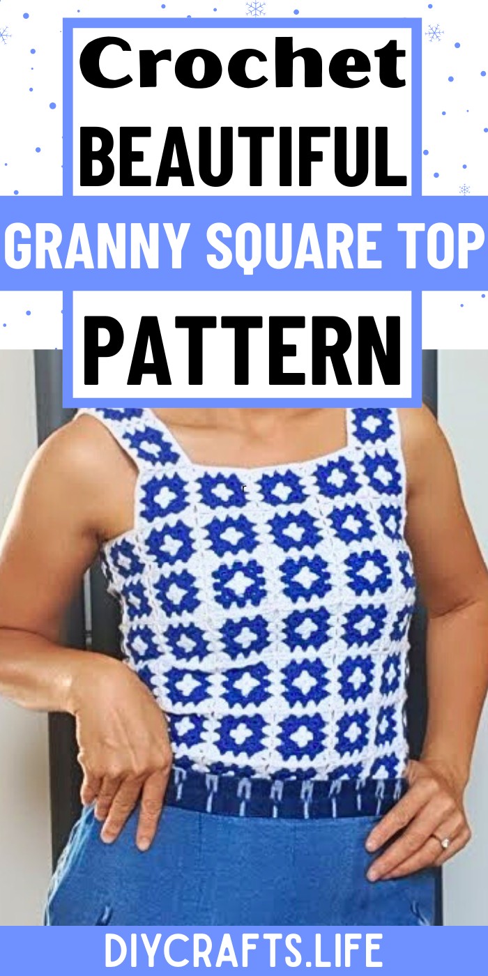 Modern Crochet Granny Square Top – Artistic and Stylish