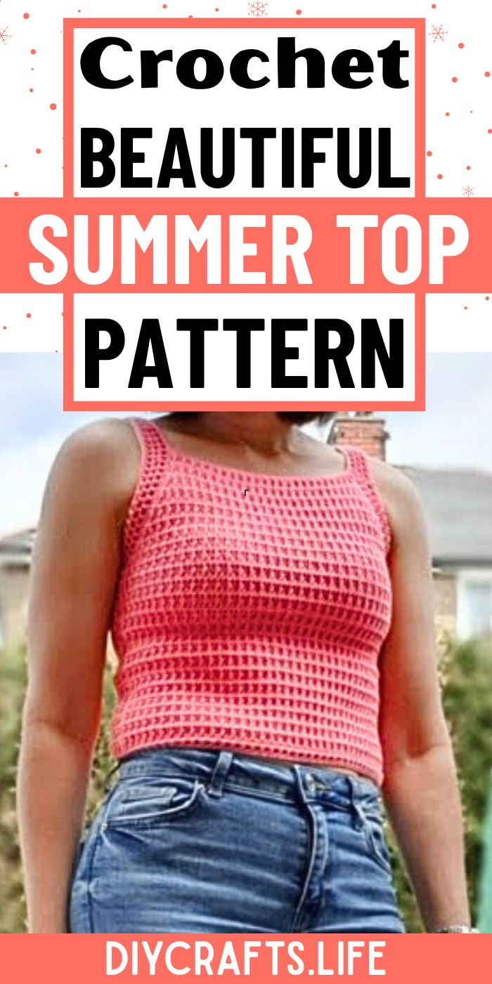 Soft Bamboo Cotton Crochet Top - Stylish Summer Crop