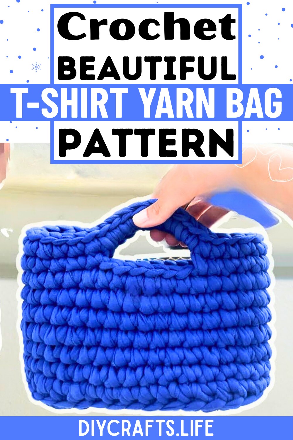 Beginner-Friendly T-Shirt Yarn Crochet Bag Tutorial