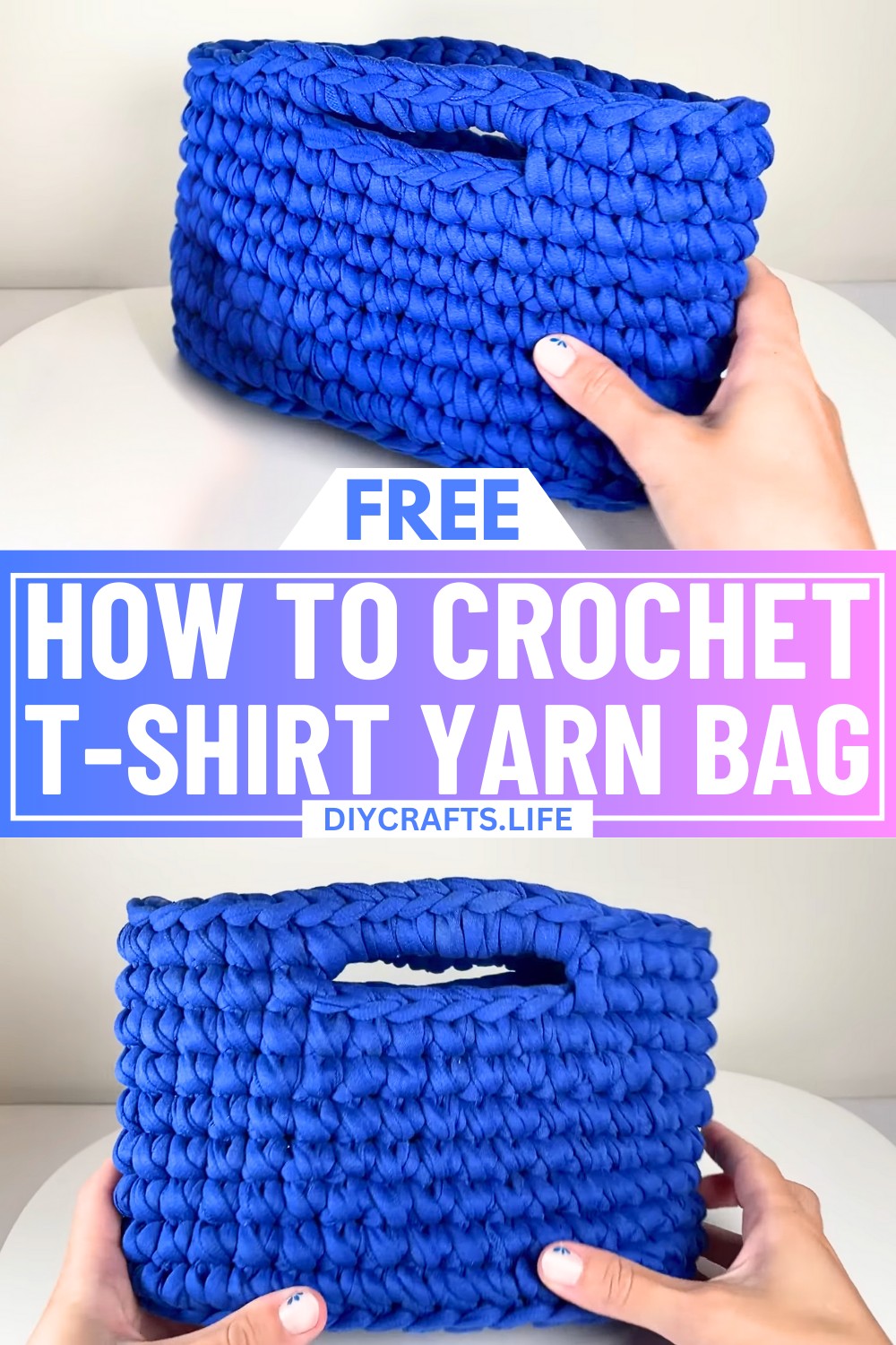 Beginner-Friendly T-Shirt Yarn Crochet Bag Tutorial