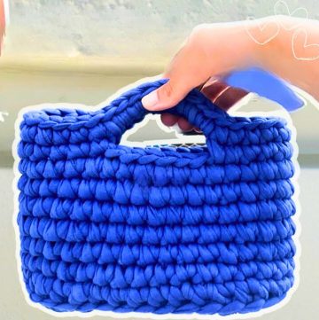 Beginner-Friendly T-Shirt Yarn Crochet Bag Tutorial