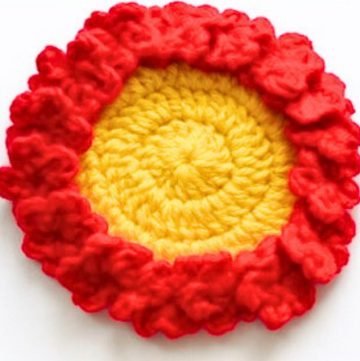 Charming Crochet Flower Coaster - Simple, Stylish, and Fun