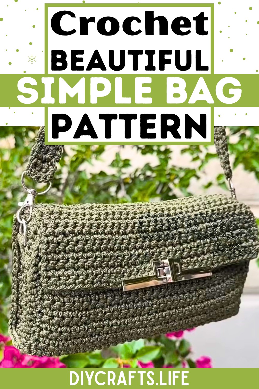 Crochet Bag Tutorial - Textured Design & Practical Style