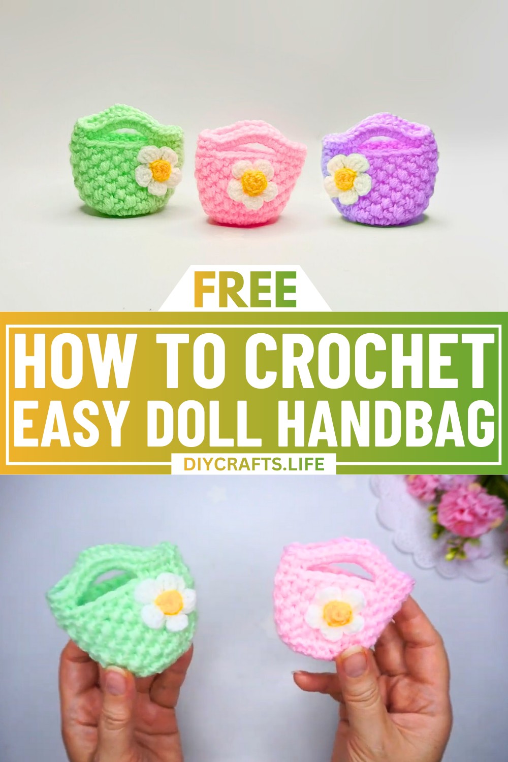 Crochet Doll Handbag Pattern – Sweet and Stylish Design