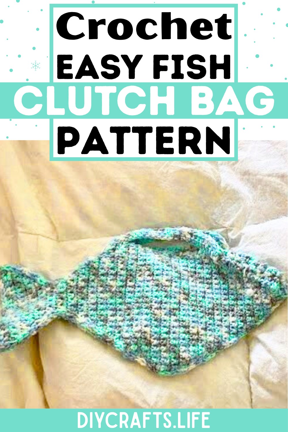Crochet Fish Clutch Bag for Stylish Handmade Accessory