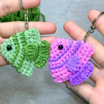 Crochet Fish Keychain Pattern - Add Playful Charm