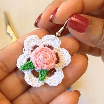 Crochet Flower Earrings – Craft Your Style