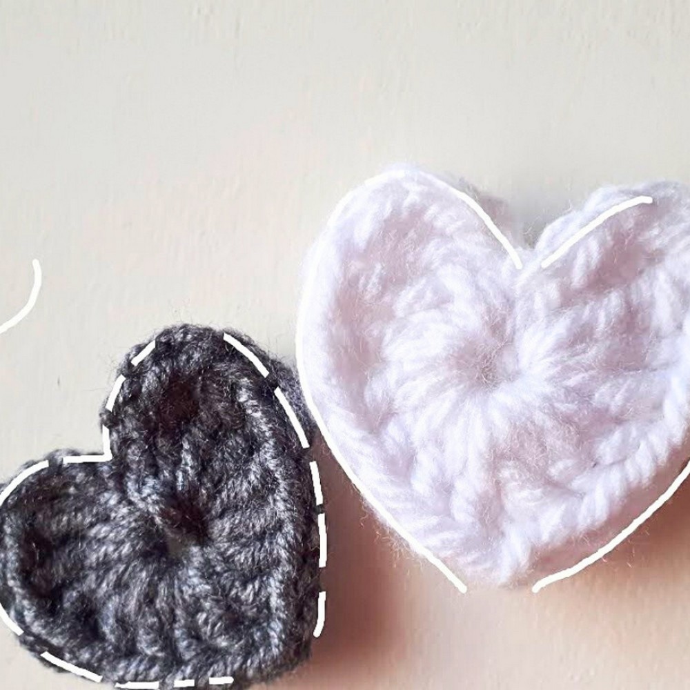 Crochet Heart Pattern - Handmade Decoration