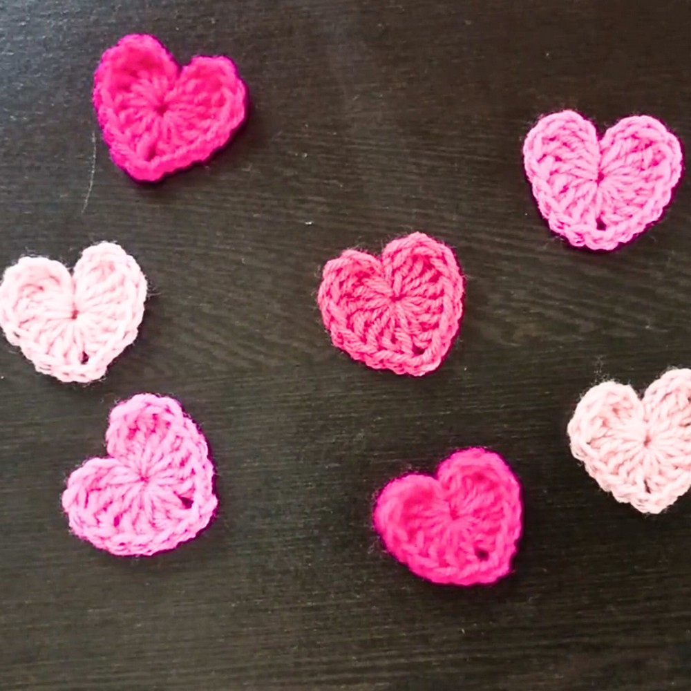 Crochet Heart Pattern – Fast, Beautiful Applique Tutorial