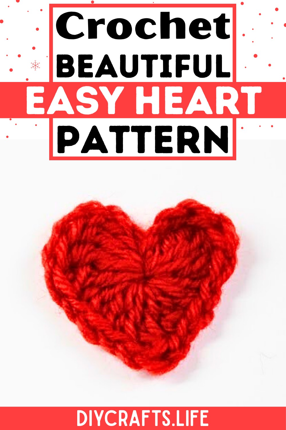 Crochet Heart Pattern – Quick & Simple Design