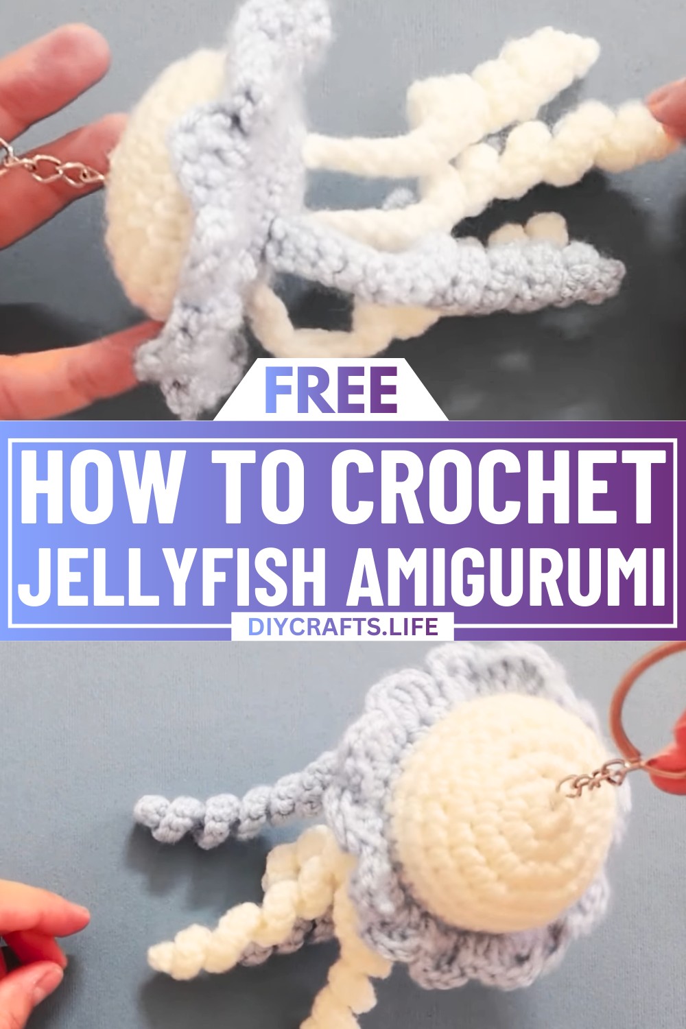 Crochet Jellyfish Amigurumi - Adorable Handmade Design