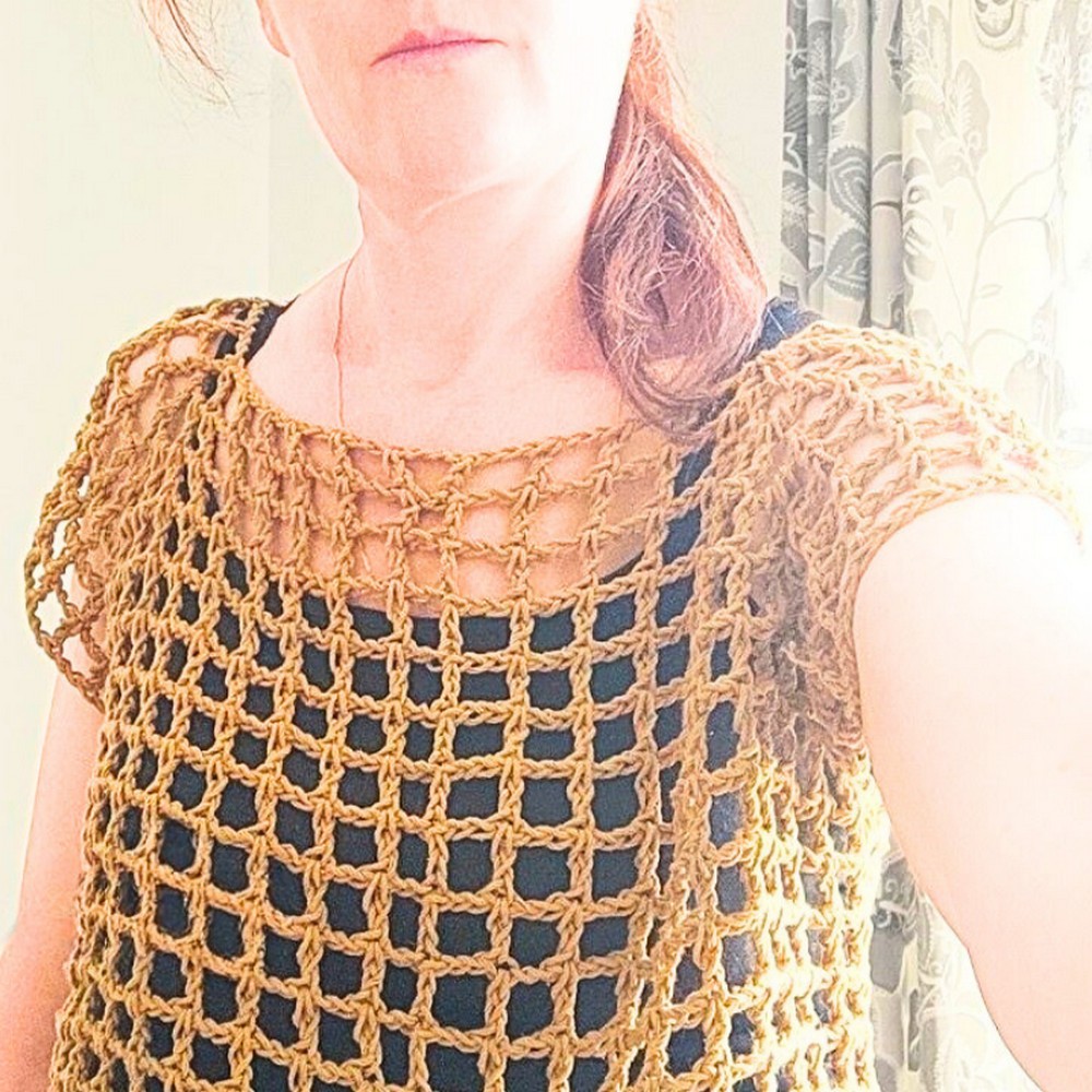 Crochet Mesh Top Pattern – Elegant, Stylish & Unique - DIY Crafts