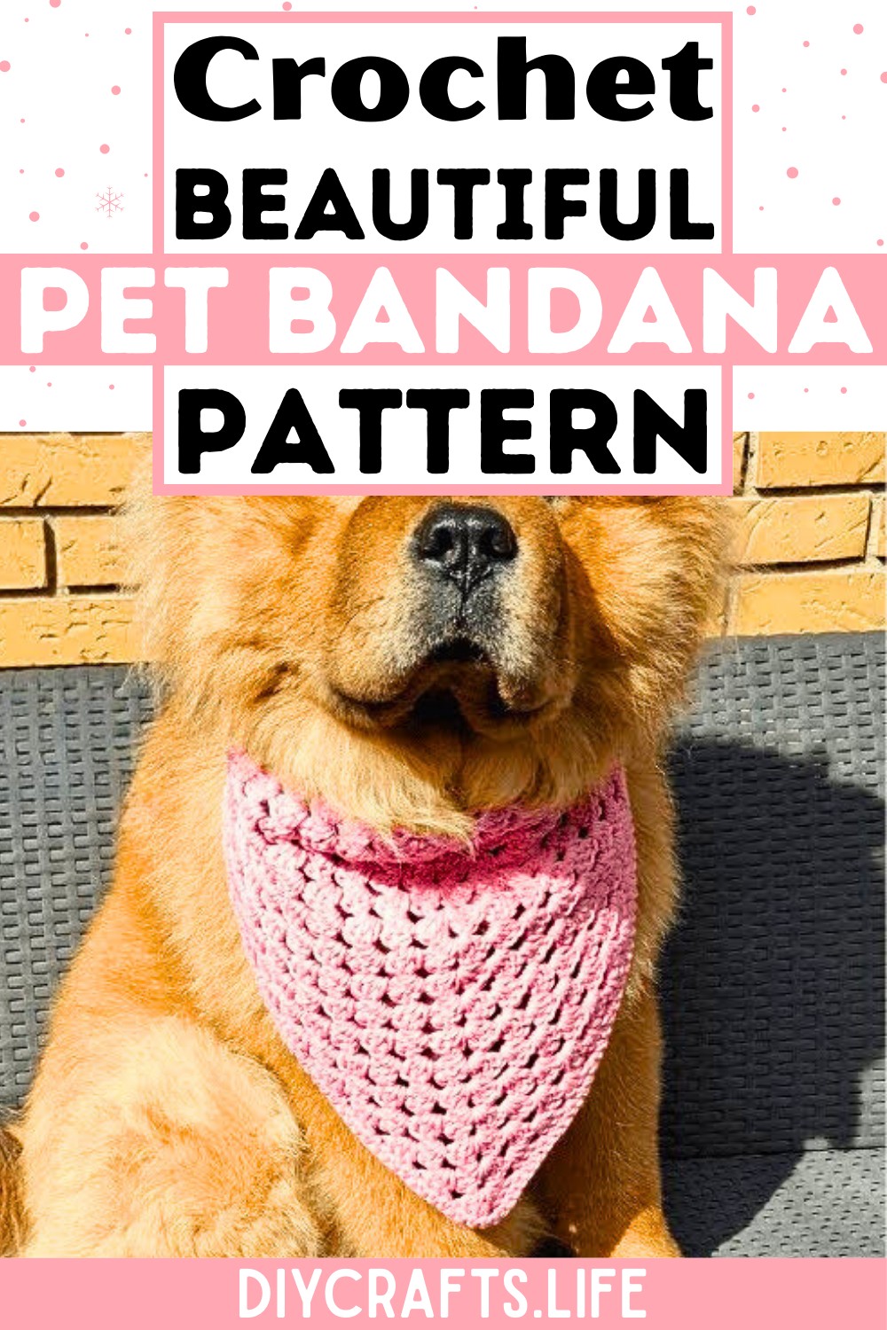 Crochet Pet Bandana - Two Creative Pattern Styles