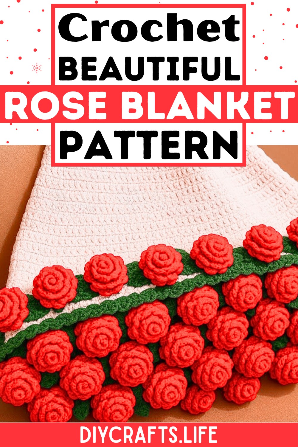 Crochet Rose Blanket Tutorial With Stunning Floral Designs