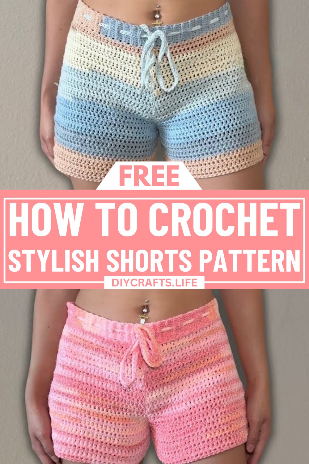 Crochet Shorts Tutorial - Create Stylish Custom-Fit Beach Shorts