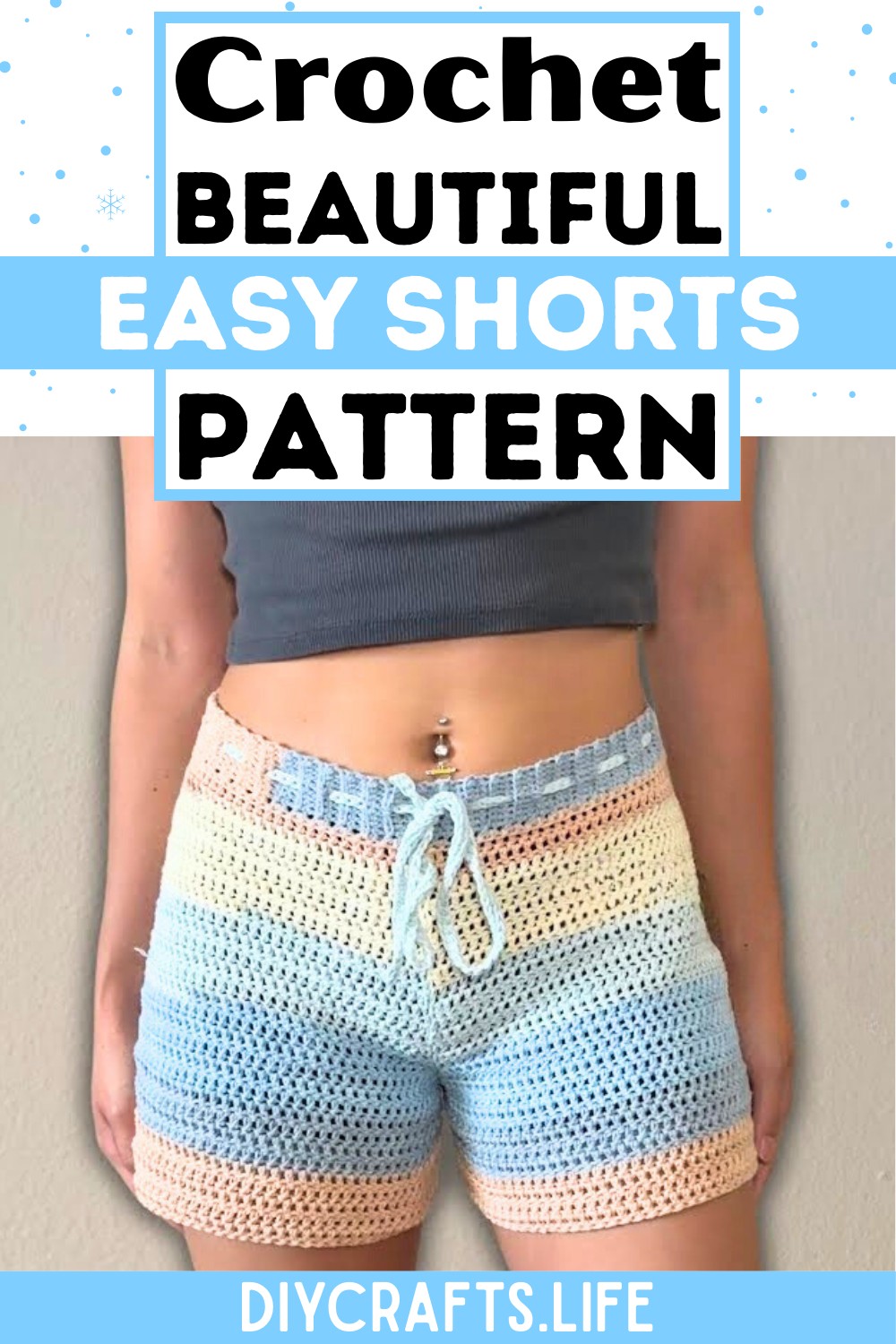 Crochet Shorts Tutorial - Create Stylish Custom-Fit Beach Shorts