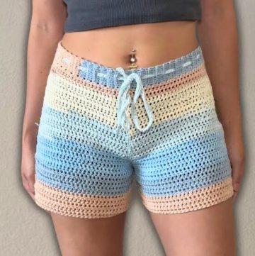 Crochet Shorts Tutorial - Create Stylish Custom-Fit Beach Shorts