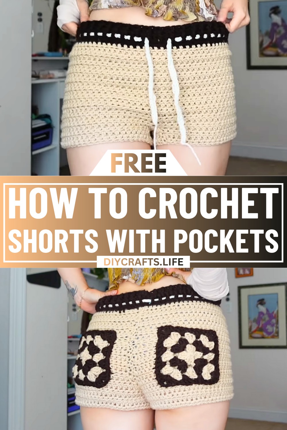 Crochet Shorts Pattern (Step by Step Guide)
