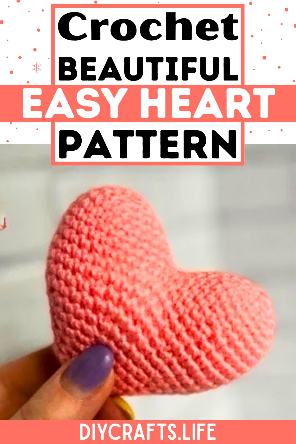 Easy Crochet Heart Tutorial for Beginners