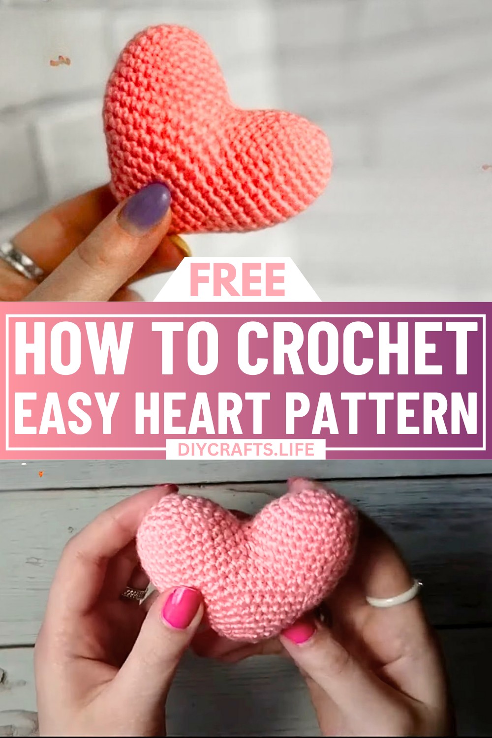 Easy Crochet Heart Tutorial for Beginners