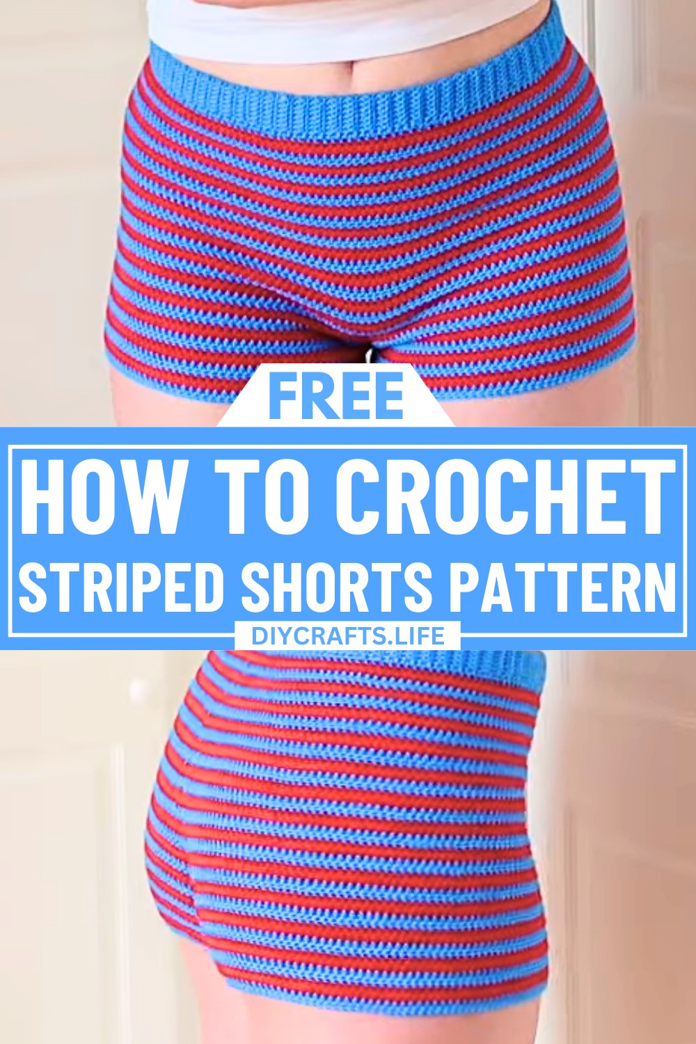 Striped Crochet Shorts Pattern – Fun, Customizable Design