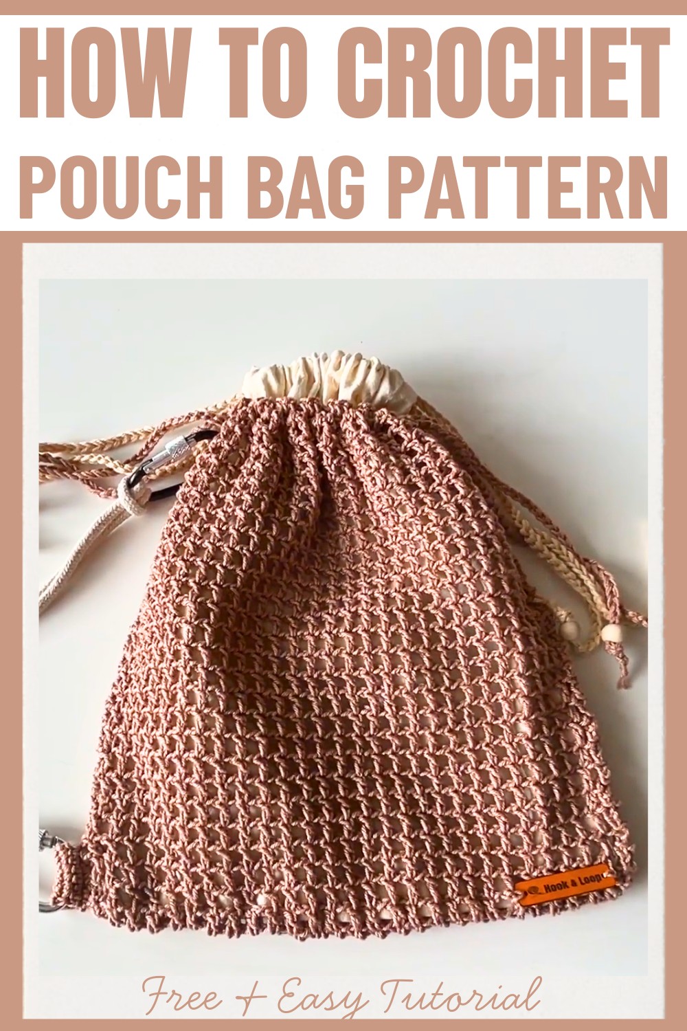 Stylish Crochet Pouch Bag Pattern with Practical Details