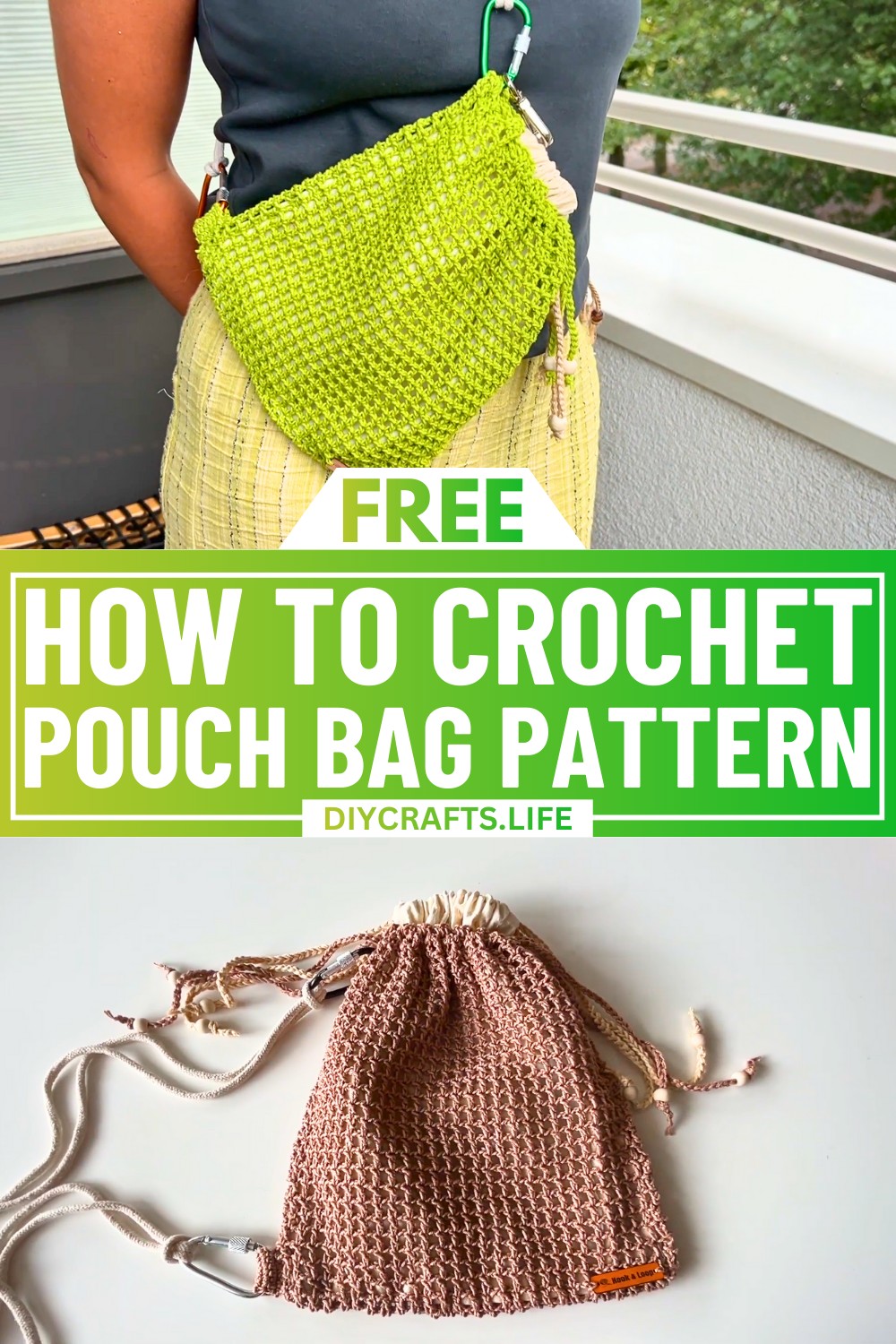 Stylish Crochet Pouch Bag Pattern with Practical Details