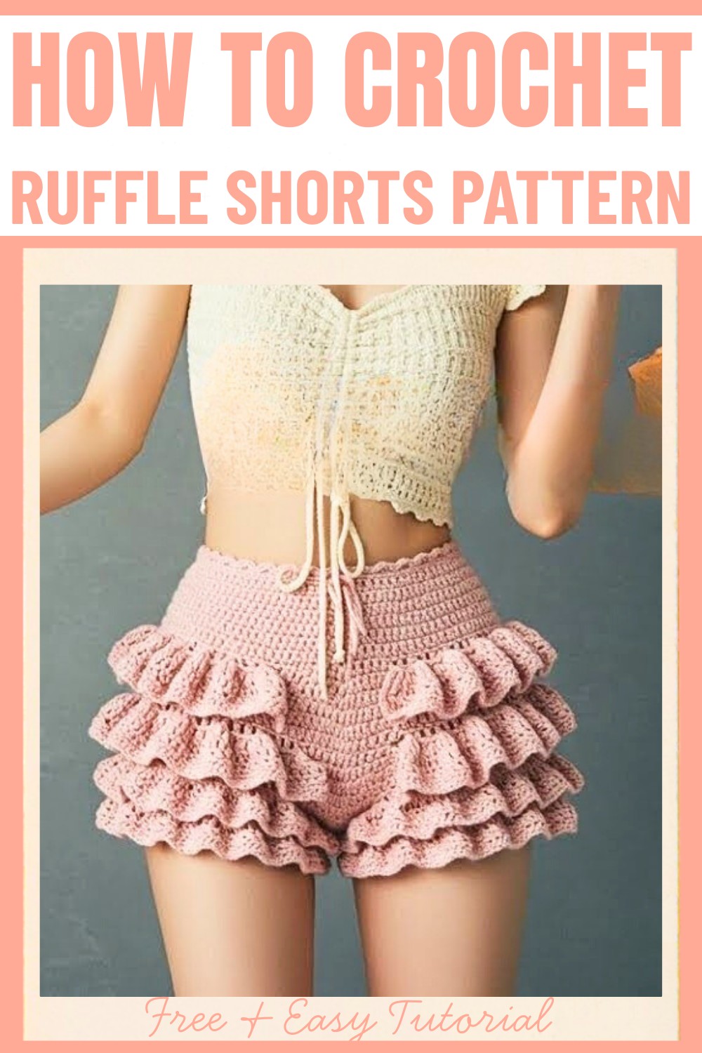 Stylish & Easy Crochet Ruffle Shorts Pattern