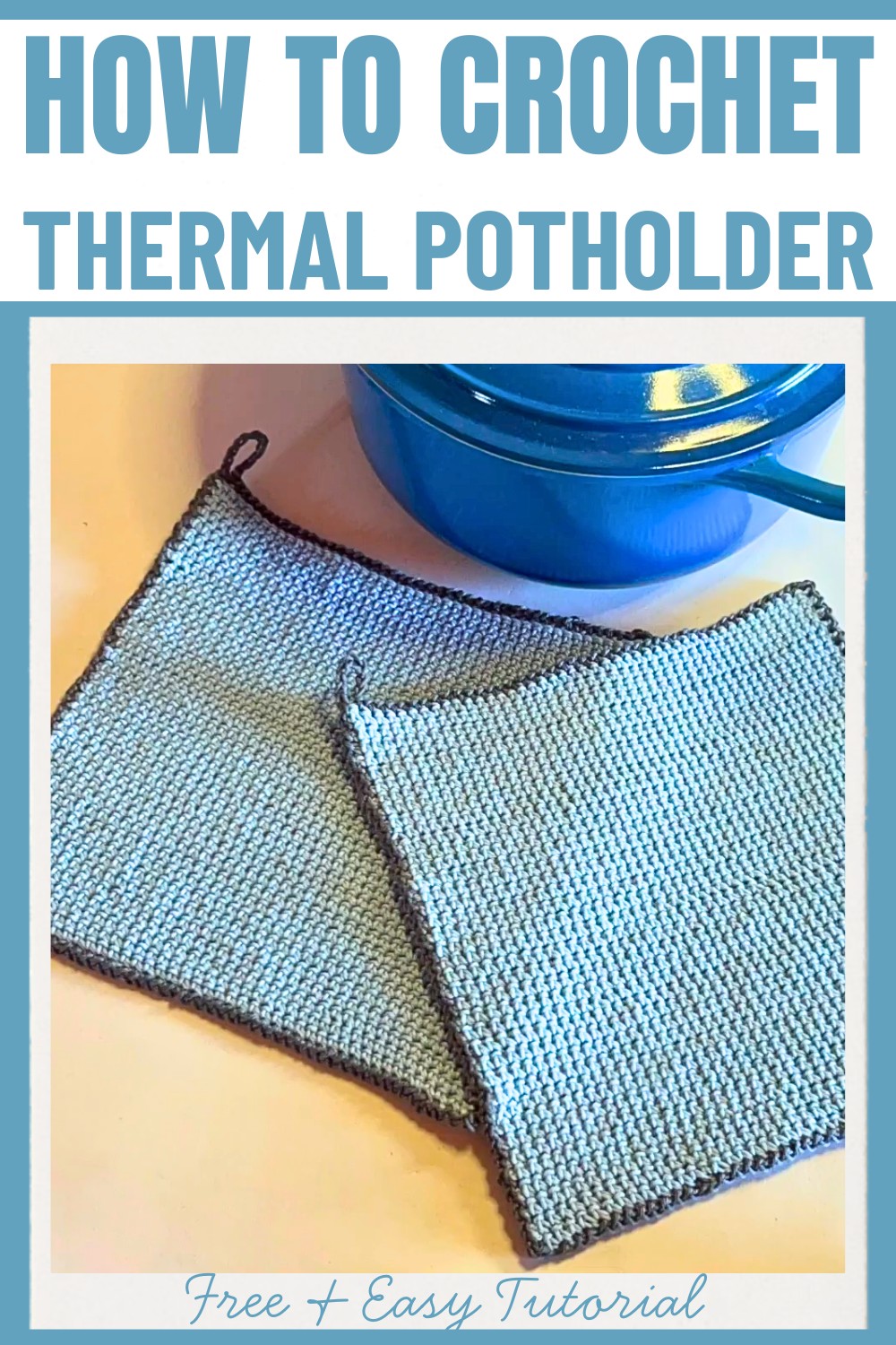 Thermal Crochet Potholder – Thick, Durable & Stylish
