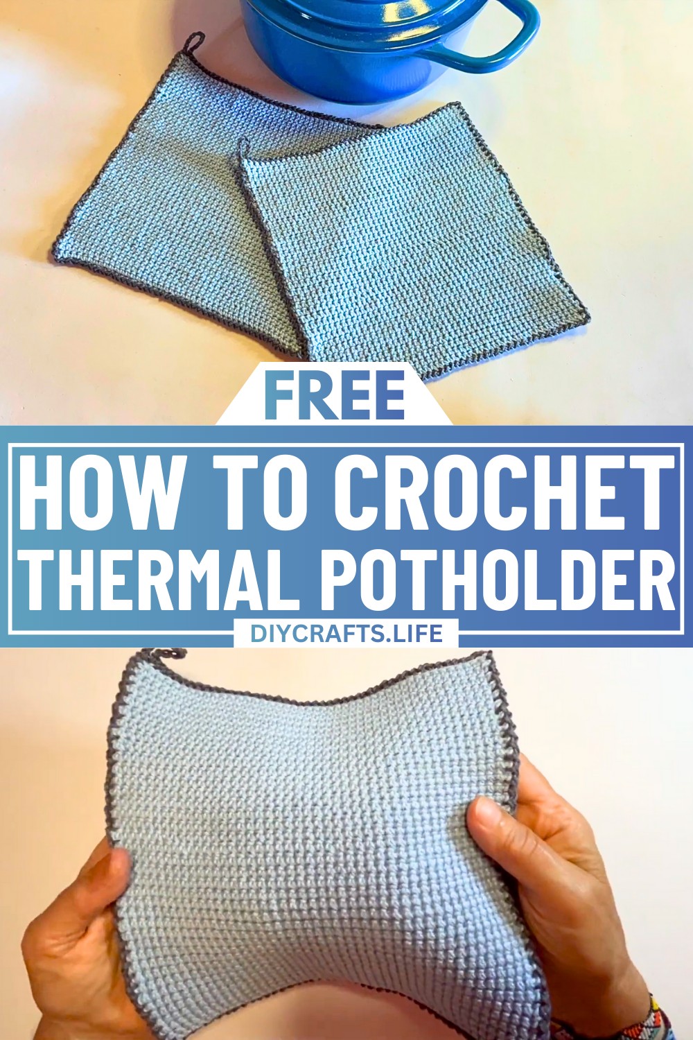 Thermal Crochet Potholder – Thick, Durable & Stylish