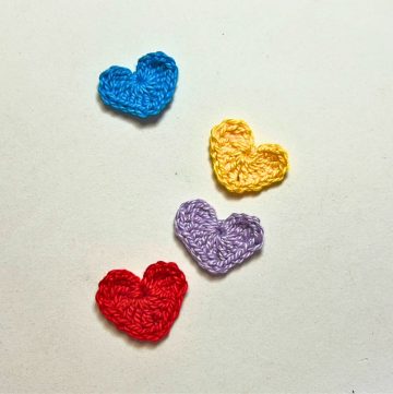 Tiny Crochet Hearts – Handmade Valentine’s Day Accents