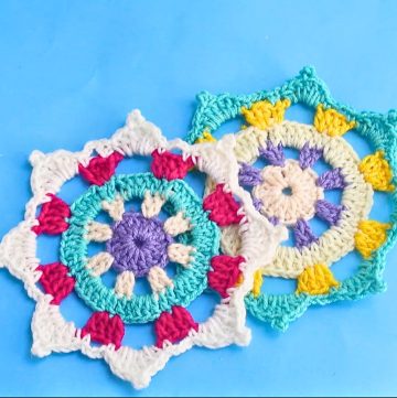 Vibrant Crochet Round Doily Pattern for All Skill Levels