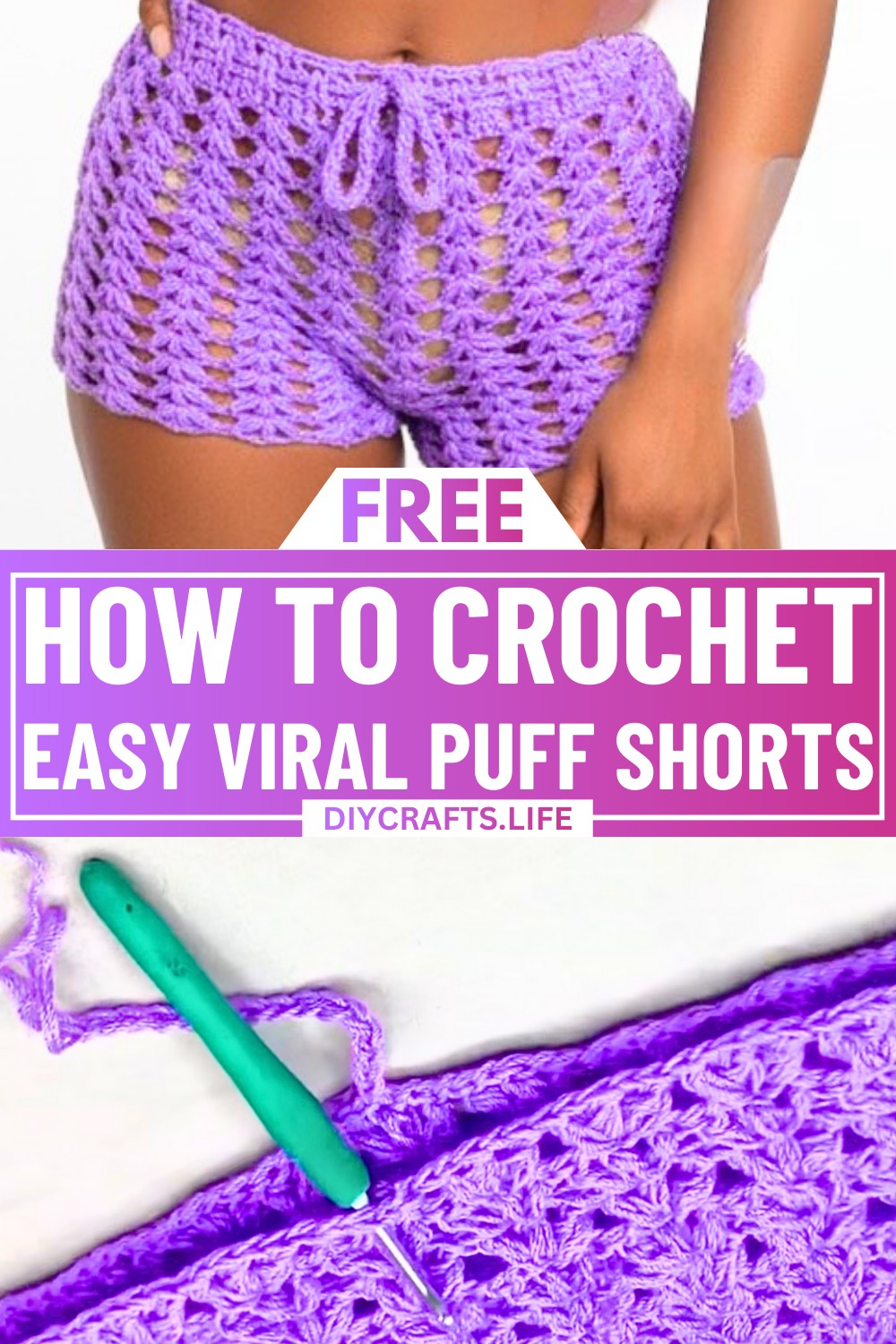Viral Crochet Puff Shorts Pattern - Fashion Meets Creativity