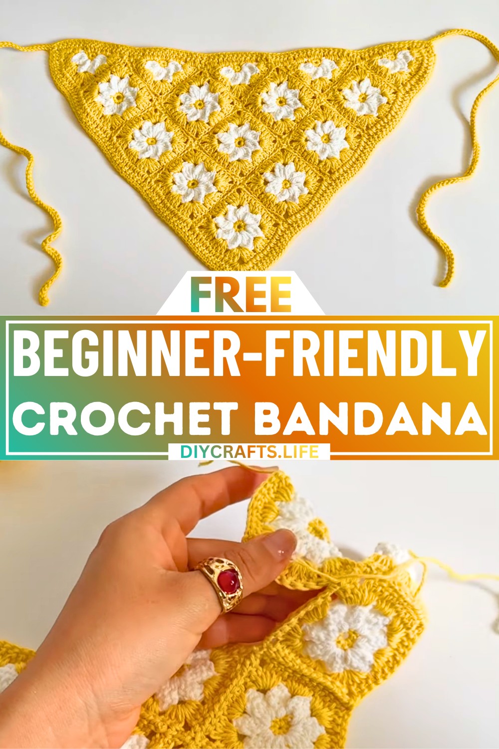 Beginner-Friendly Crochet Bandana Tutorial Step-by-Step