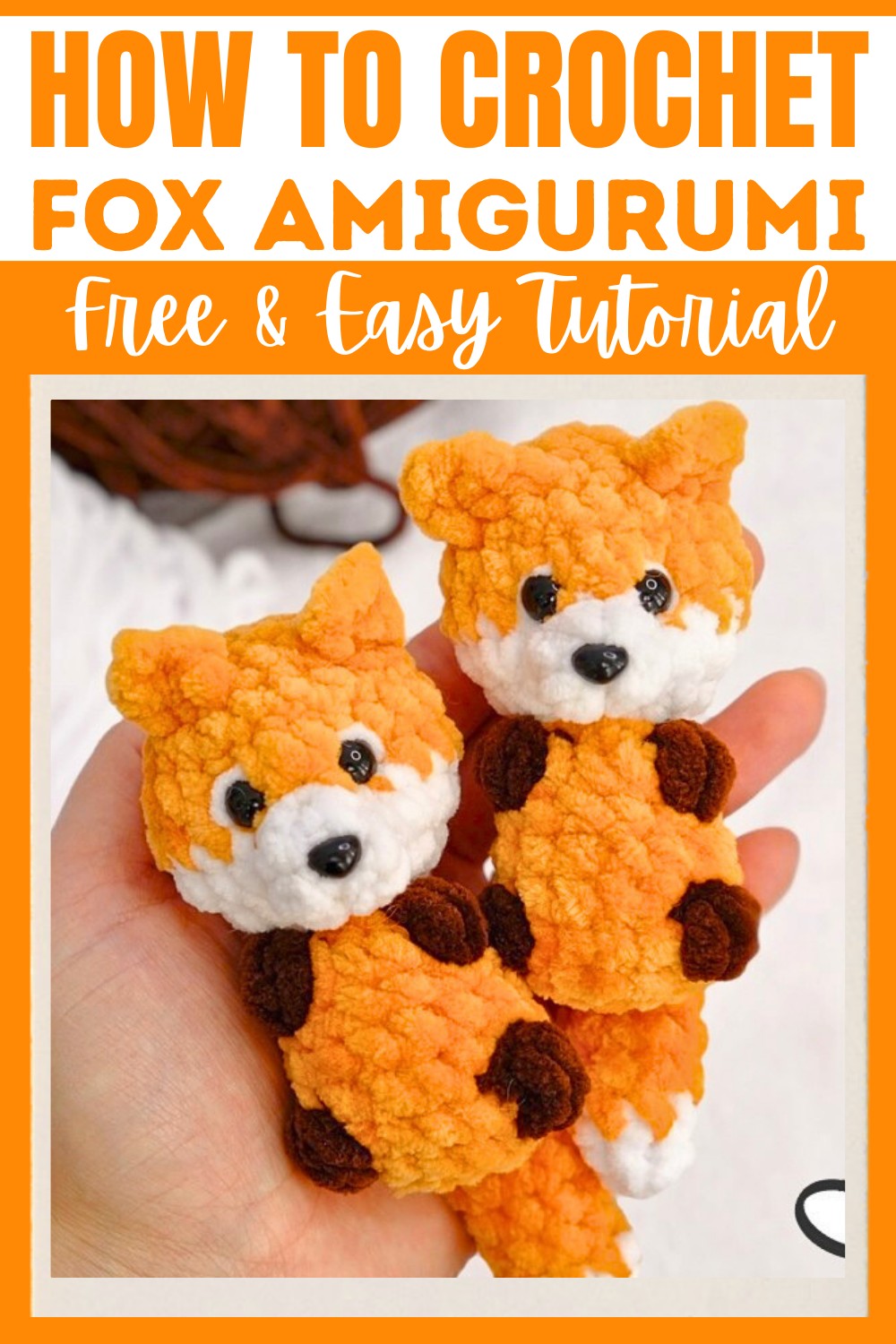 Beginner-Friendly Crochet Fox Amigurumi for Gifts