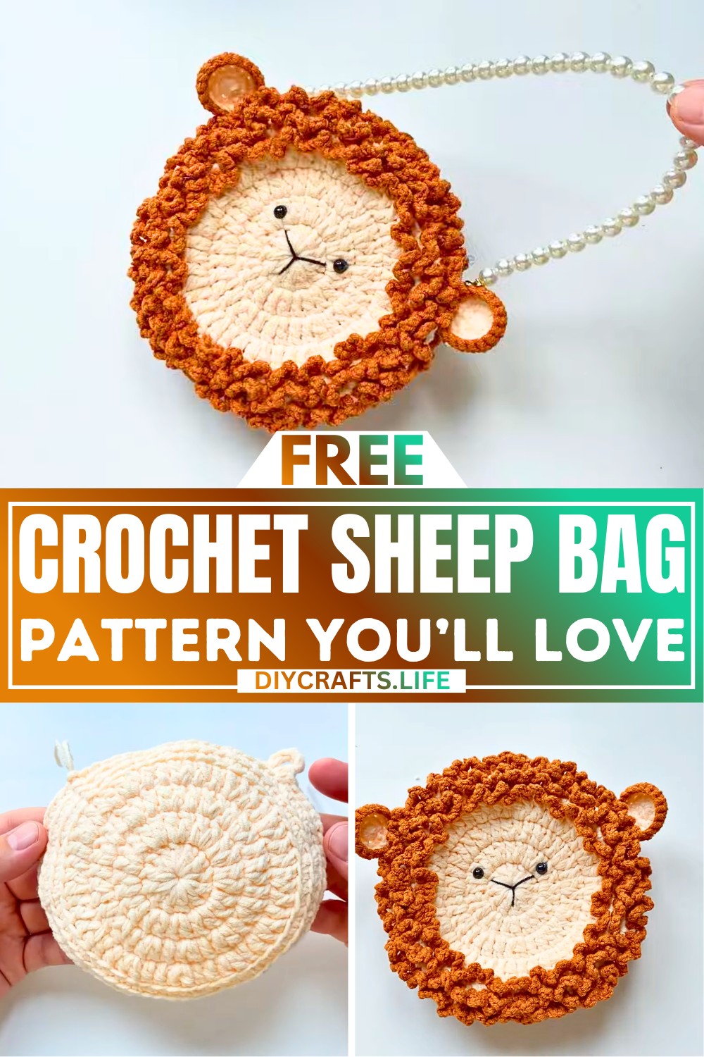 Beginner-Friendly Crochet Sheep Bag Pattern You’ll Love