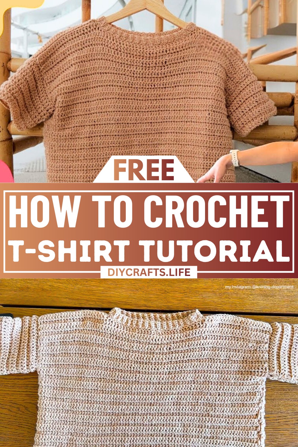 Beginner-Friendly Crochet T-Shirt Tutorial