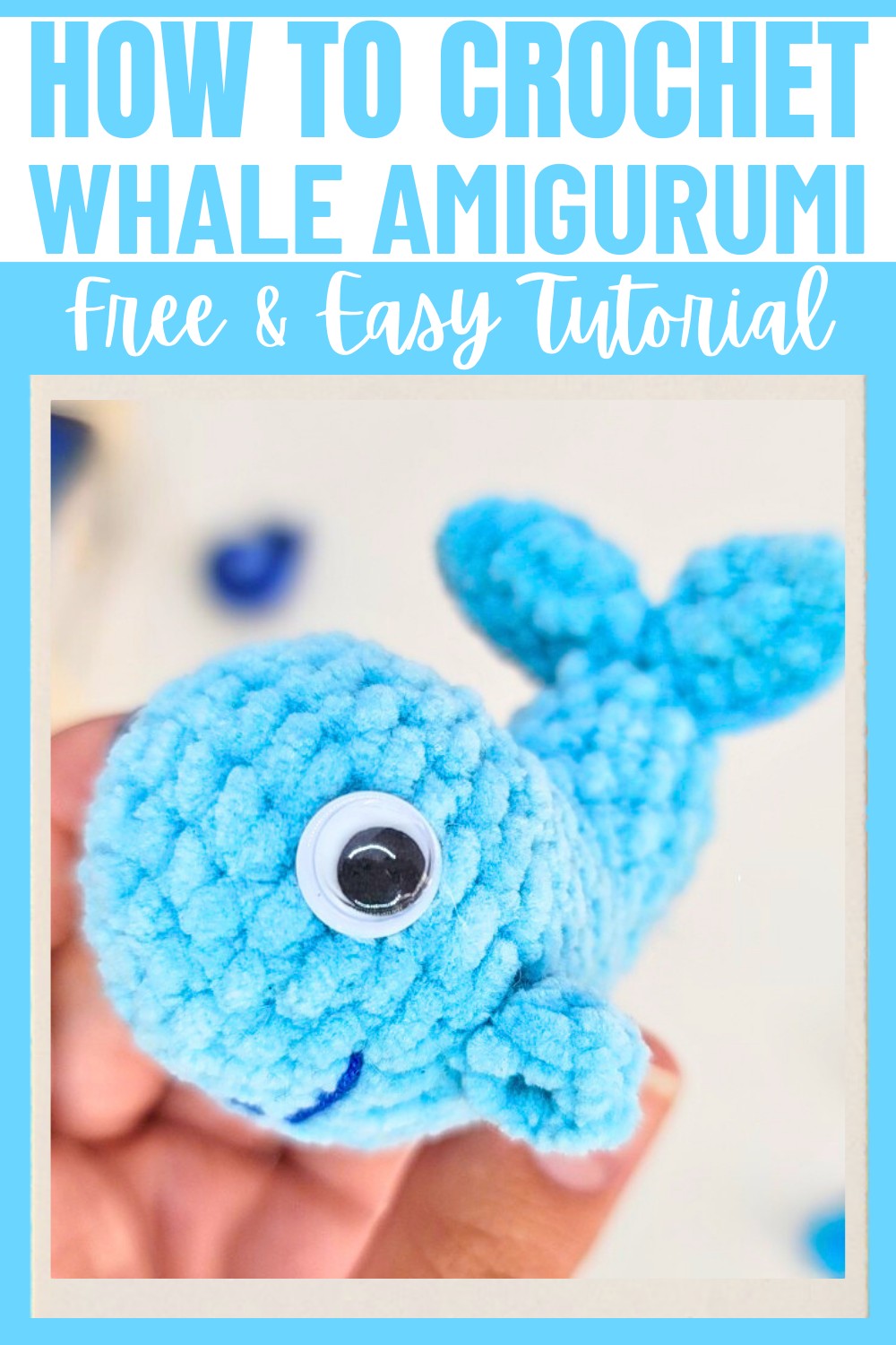Beginner-Friendly Crochet Whale Amigurumi Pattern Free