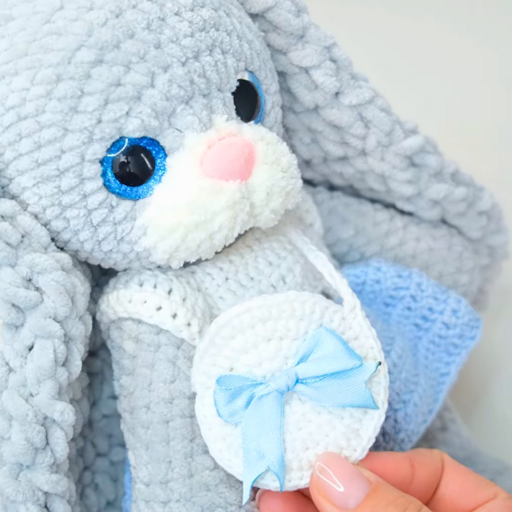 Crochet BAG for a Stuffed Bunny Toy