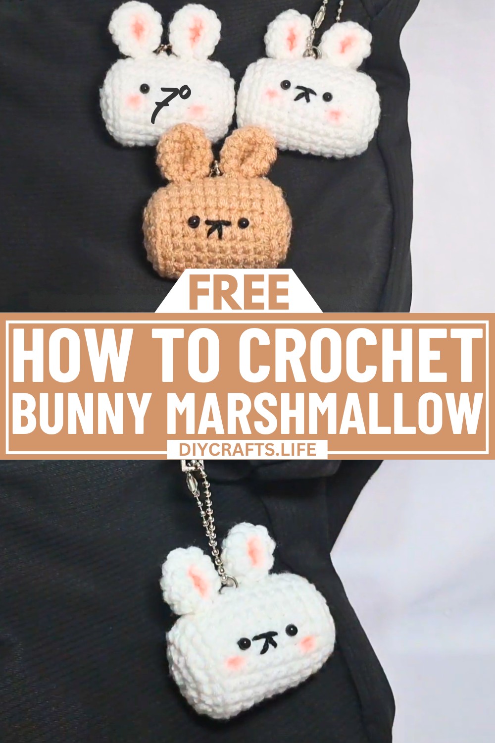Crochet Bunny Marshmallow Pattern for Beginners